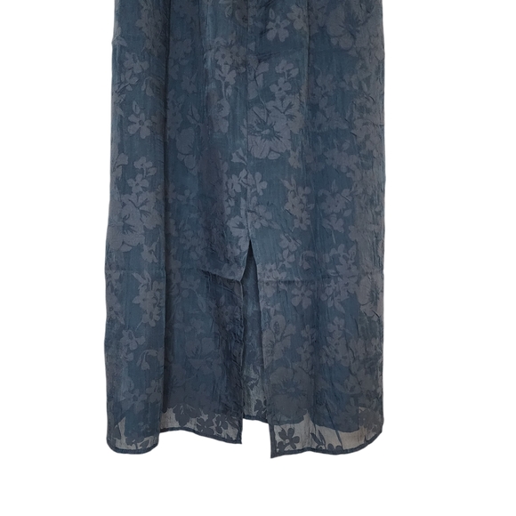 Madewell Floral Halter Cover-Up Sheer Midi Dress - Picture 8 of 10